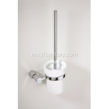 Toilet Brush Holder Seramik Frosted Glass